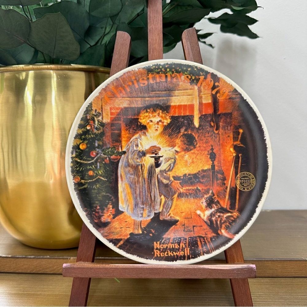 Norman Rockwell “Somebody’s Up There,” Vintage Limited Edition 1979 Plate
